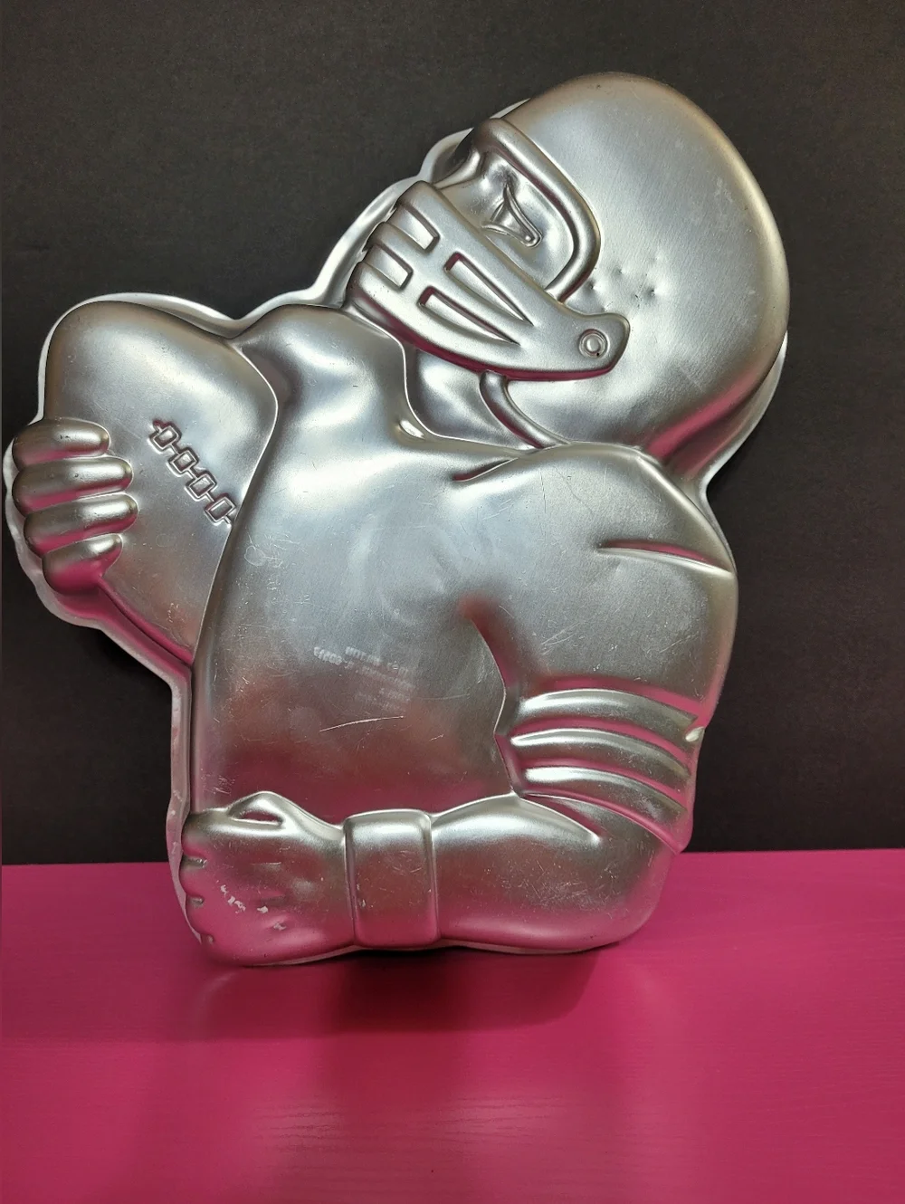 Vintage Wilton Aluminum Football Player Cake Pan No. 2105-4510